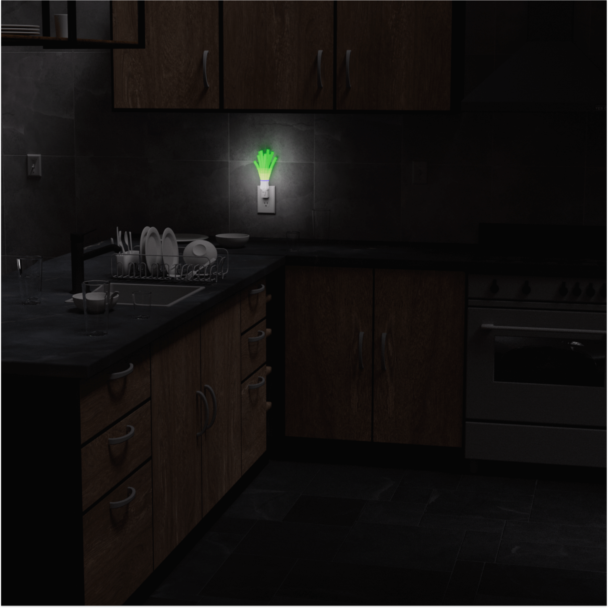 Night Light (Green Onion)