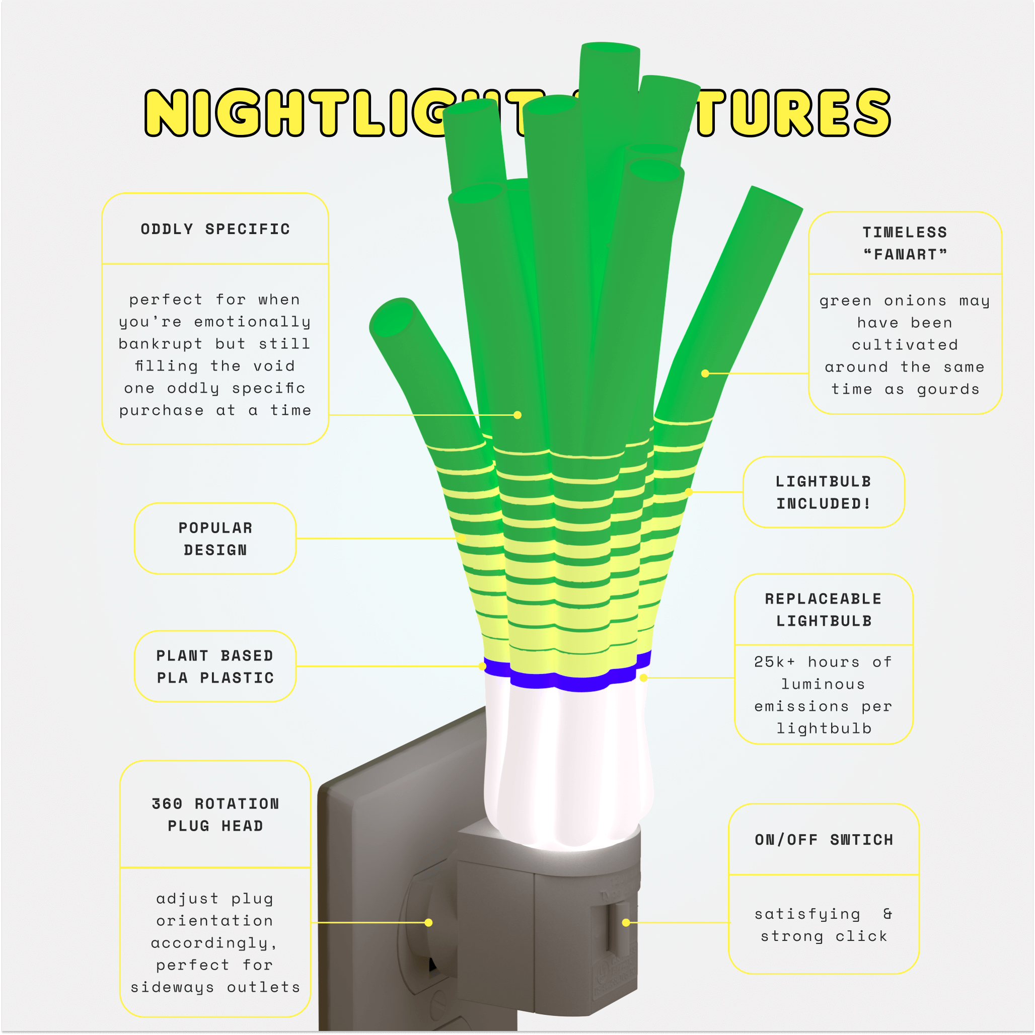 Night Light (Green Onion)