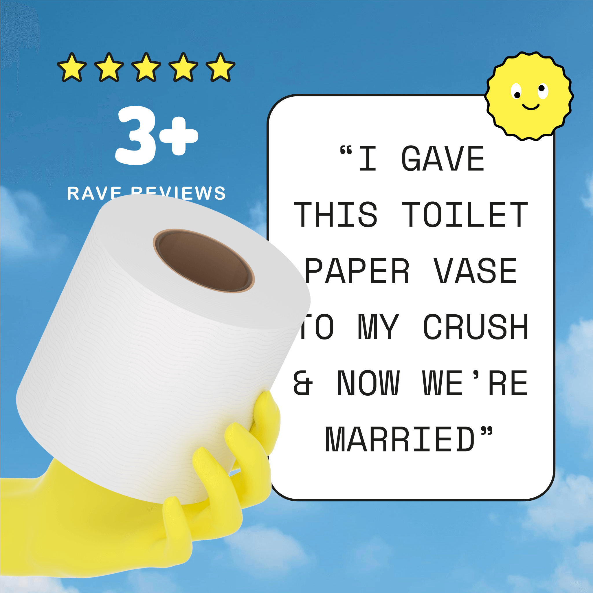 Toilet Paper Vase