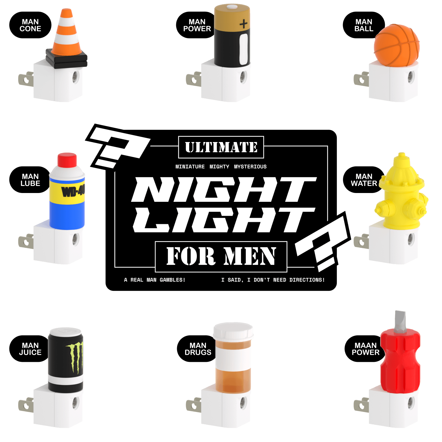 AUTOMATIC Mini Nightlights For Men